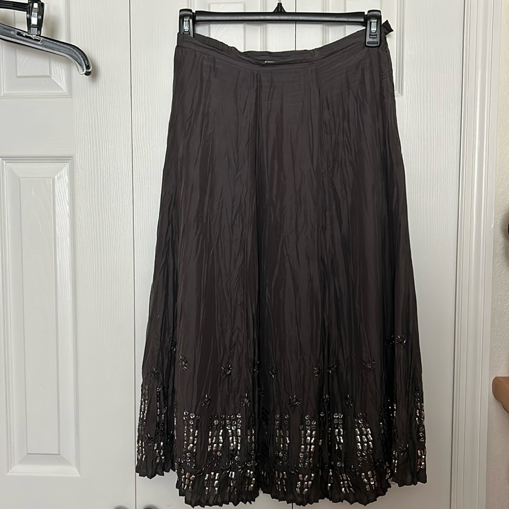 Chicos Taupe Skirt